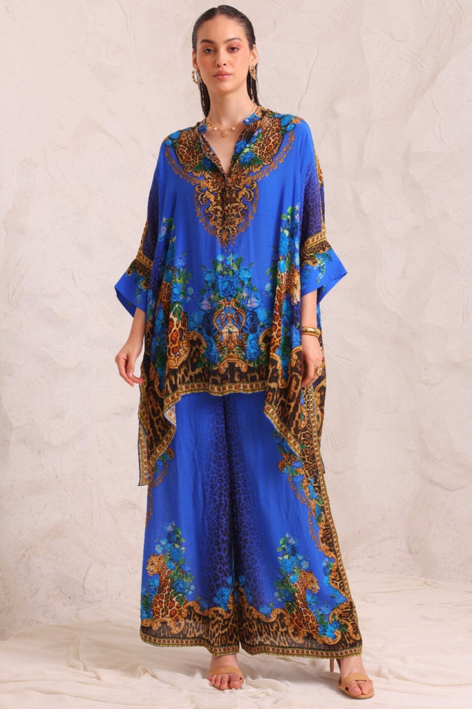Blue Leopardess Co - ord Set - Czarina