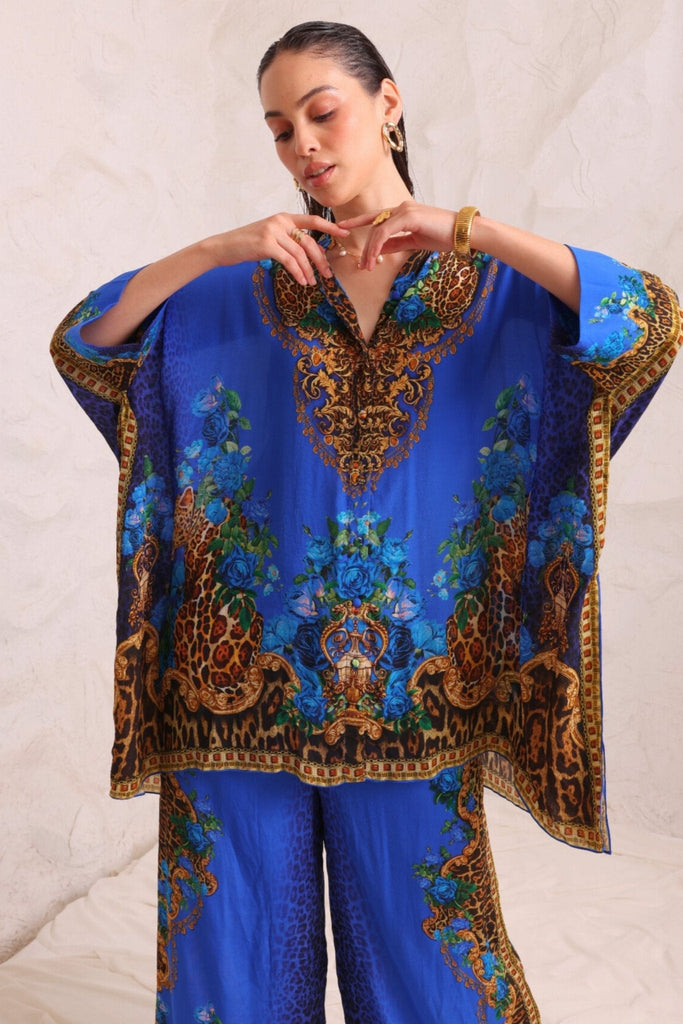 Blue Leopardess Co - ord Set - Czarina