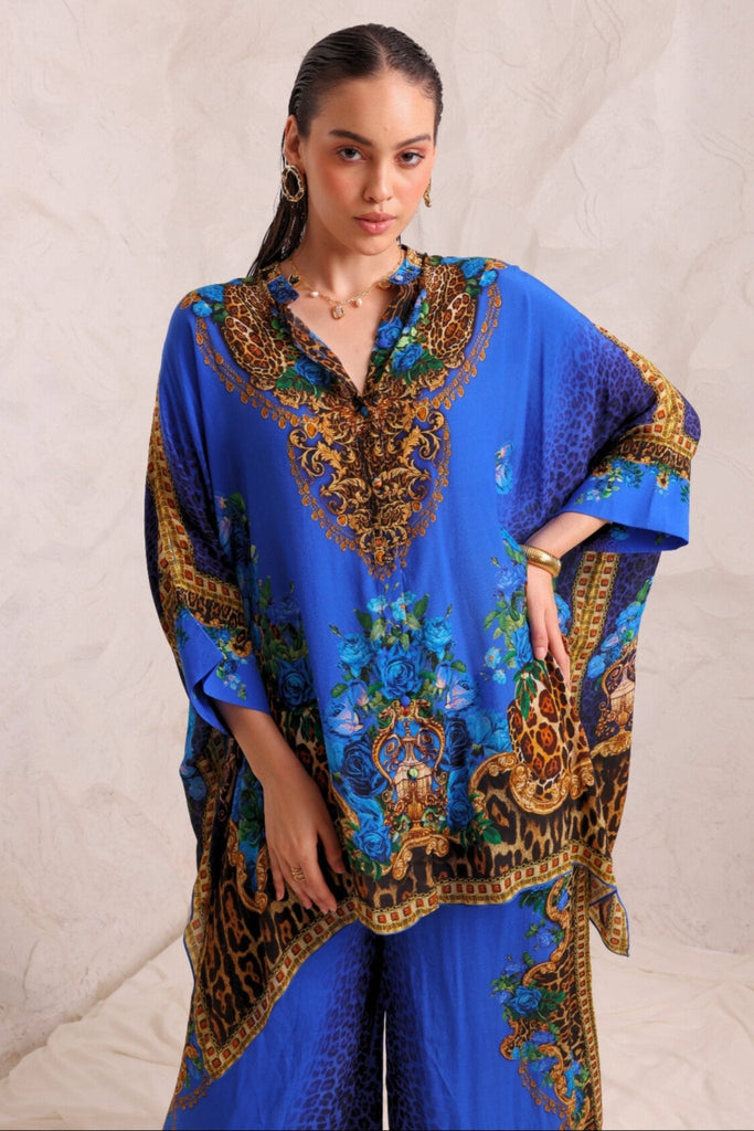 Blue Leopardess Co - ord Set - Czarina