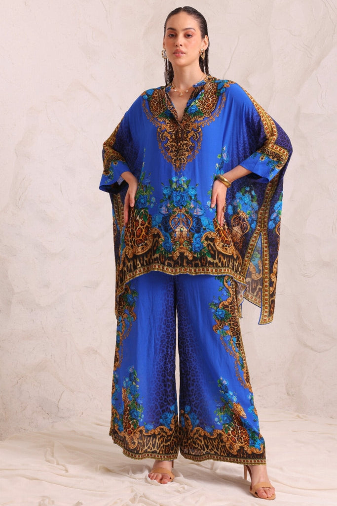 Blue Leopardess Co - ord Set - Czarina