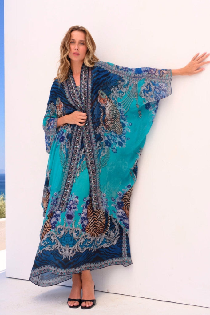 BLUE TIGRESS MEDIUM CAPE - Czarina