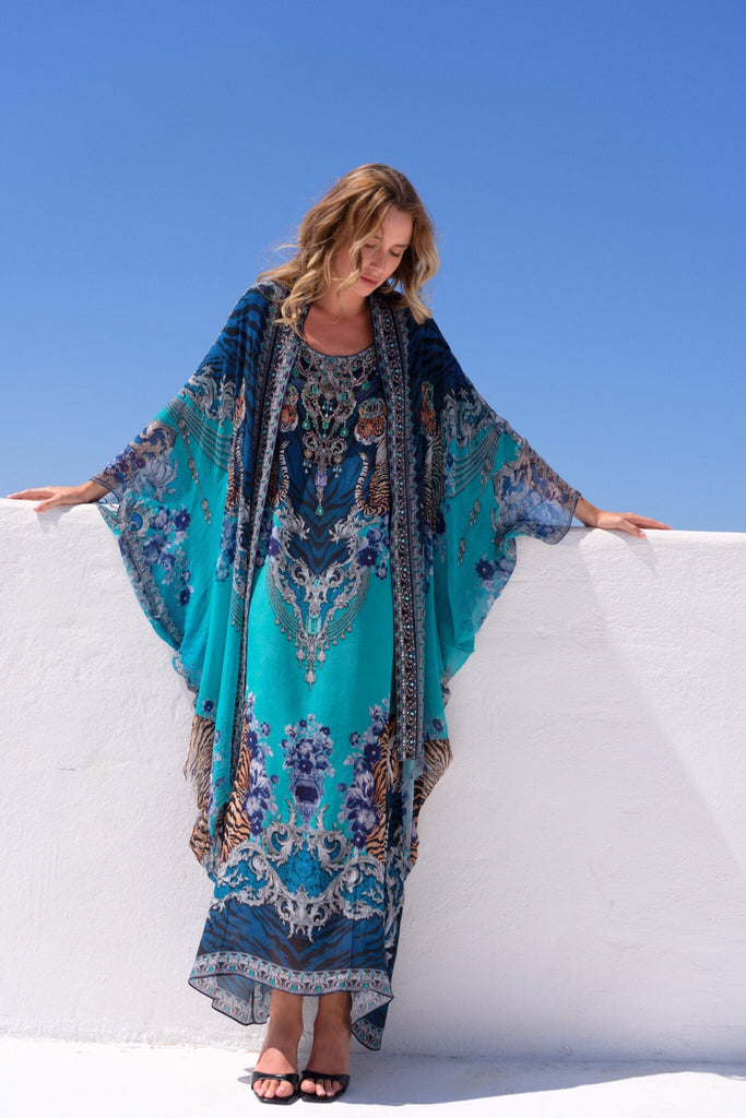BLUE TIGRESS MEDIUM CAPE - Czarina