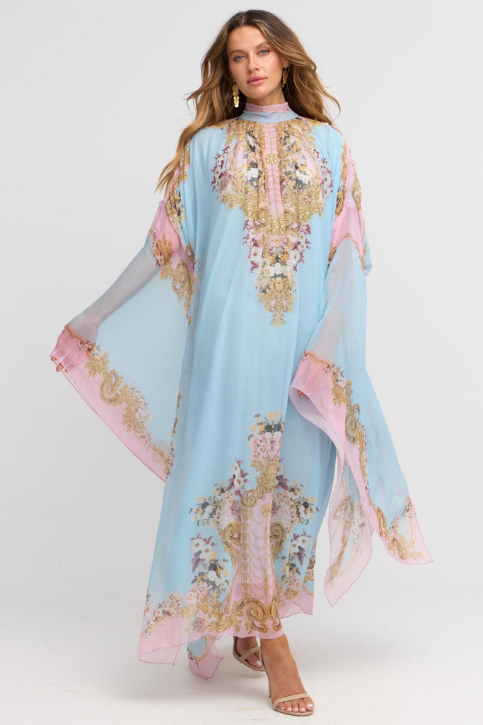 Dusk Till Dawn High - neck Maxi Kaftan - Czarina