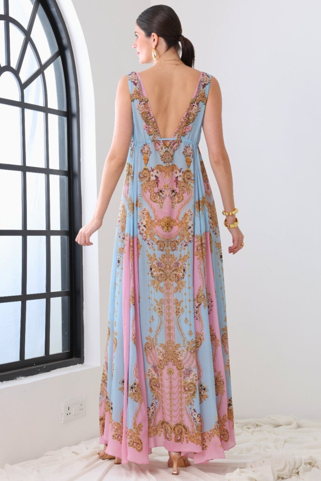 dawn maxi dress DAWN Linen Maxi Dress