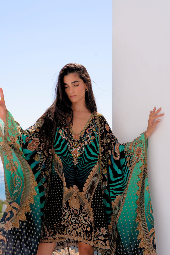 EMERALD EMPRESS KAFTAN DRESS - Czarina