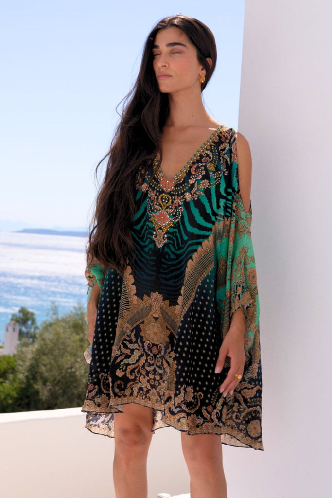 EMERALD EMPRESS KAFTAN DRESS - Czarina