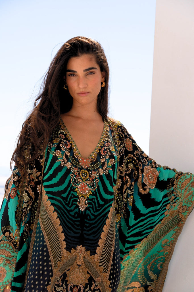 EMERALD EMPRESS KAFTAN DRESS - Czarina