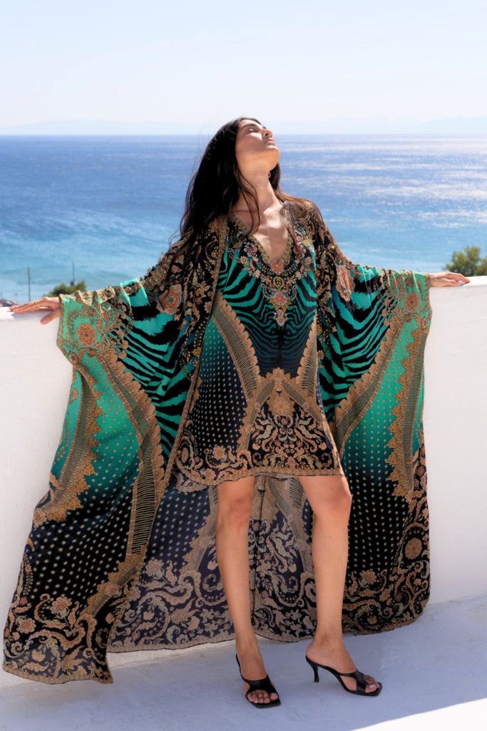 EMERALD EMPRESS KAFTAN DRESS - Czarina