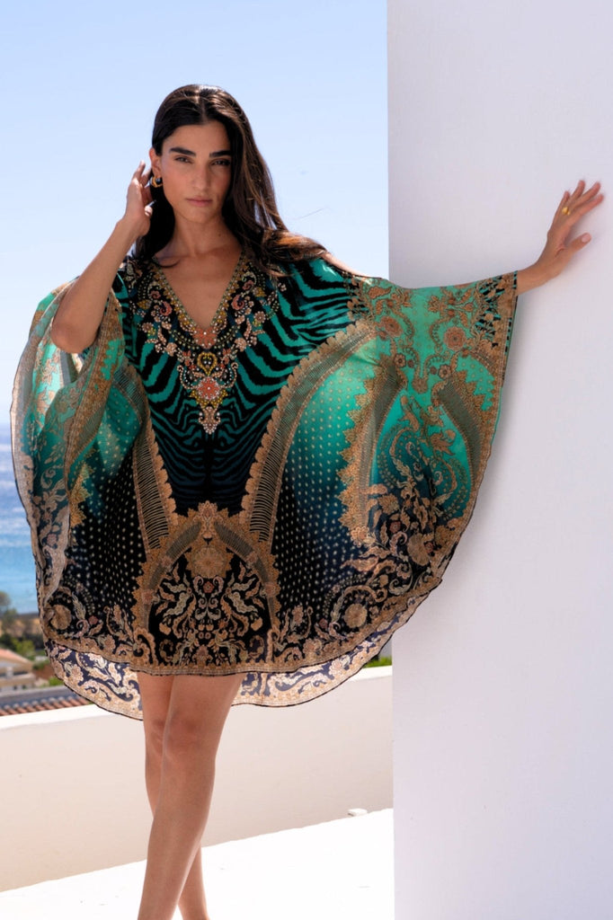 EMERALD EMPRESS KAFTAN DRESS - Czarina