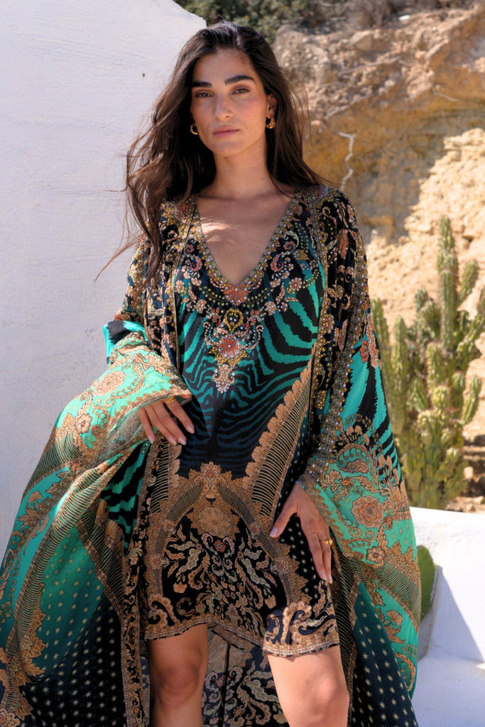 EMERALD EMPRESS KAFTAN DRESS - Czarina