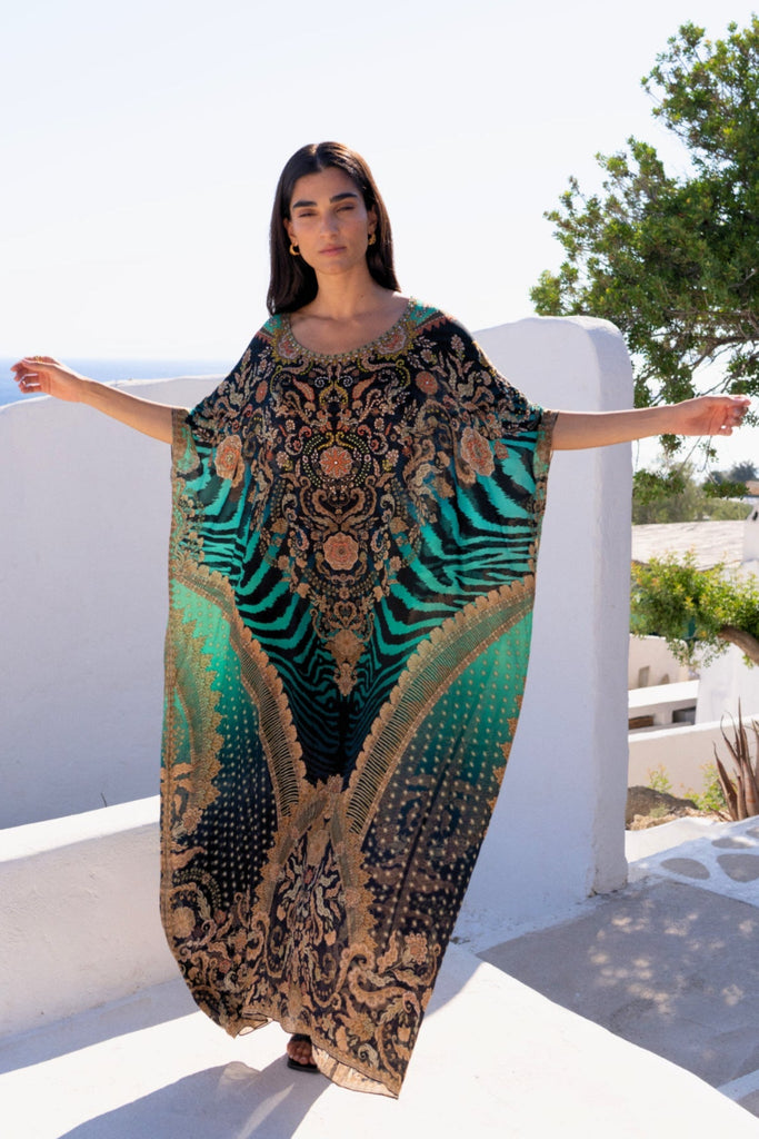 EMERALD EMPRESS RN LONG KAFTAN - Czarina
