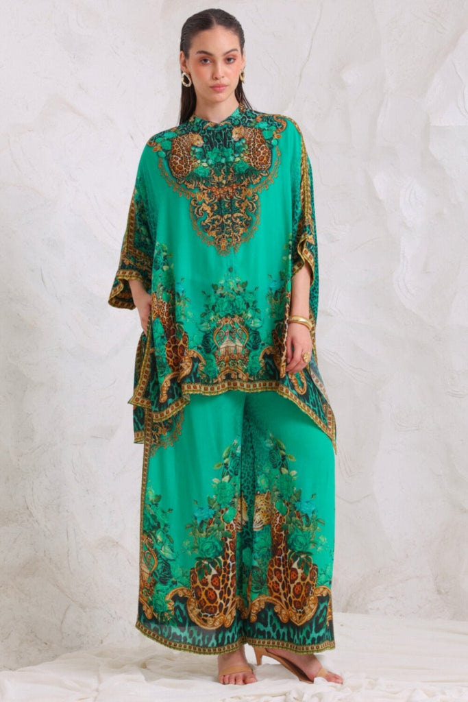 EMERALD LEOPARDESS TROUSERS - Czarina