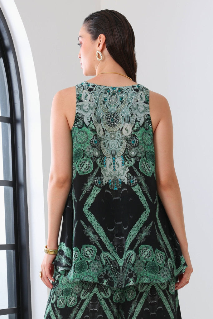 EMERALD OASIS TANK TOP - Czarina