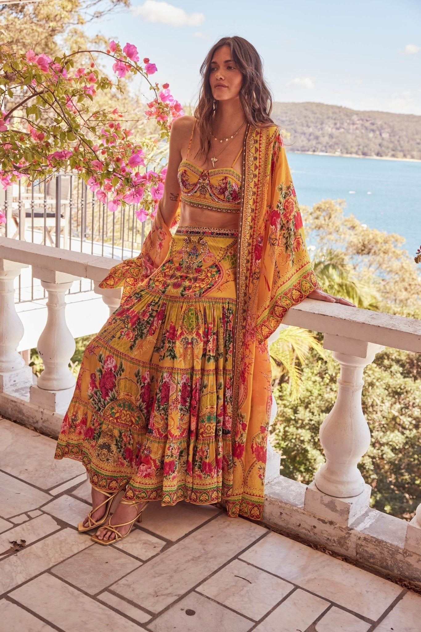ENDLESS SUMMER MAXI SKIRT W SIDE SLIT Czarina USA ENDLESS SUMMER MAXI SKIRT W SIDE SLIT Czarina USA