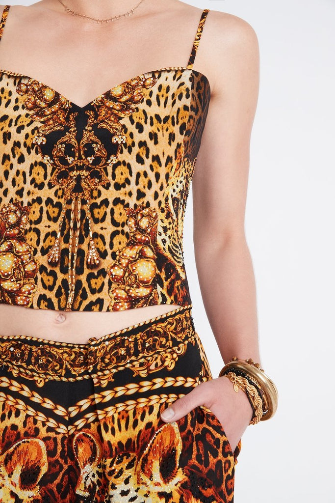 GOLDEN LADY SMOCKING CORSET TOP - Czarina