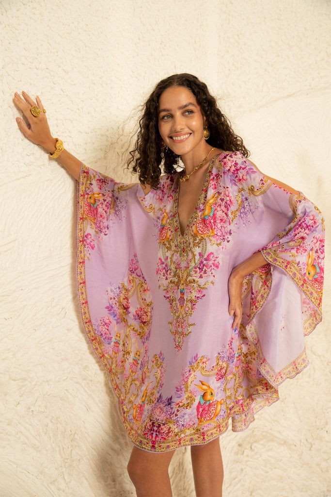 Lavender Hops Kaftan Dress - Czarina