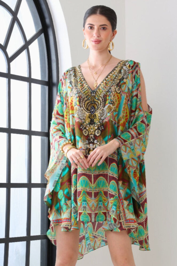 Lost In Laos Kaftan Dress - Czarina