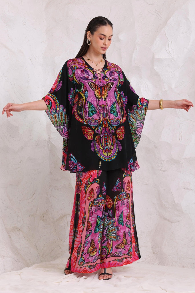 MIDNIGHT WINGS BUTTERFLY TOP - Czarina