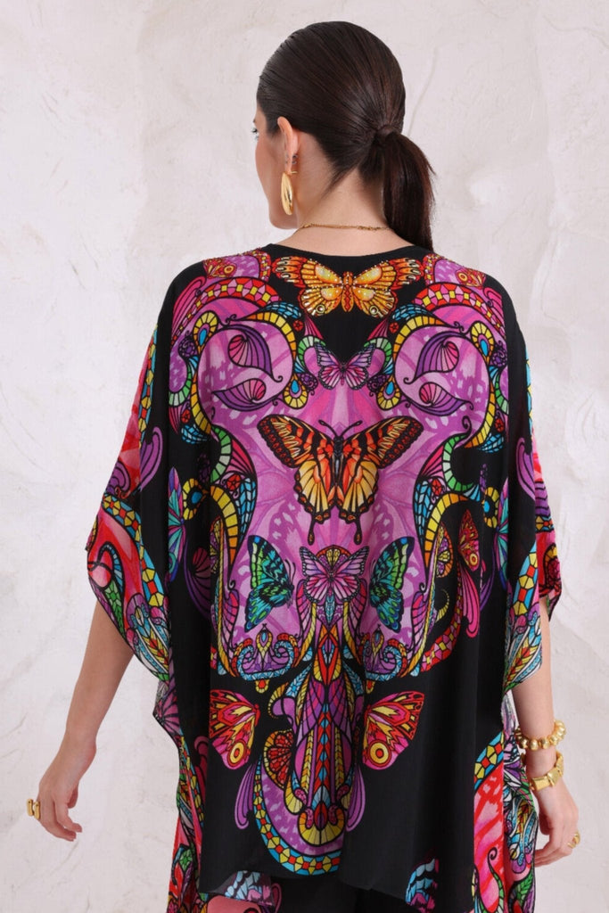 MIDNIGHT WINGS BUTTERFLY TOP - Czarina