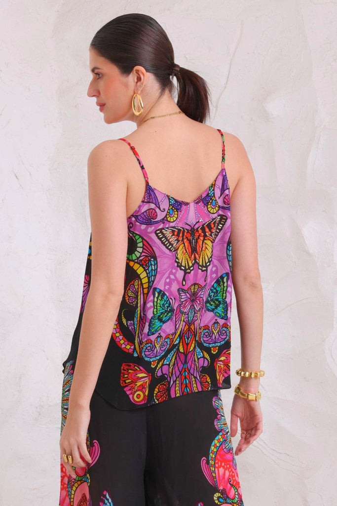 MIDNIGHT WINGS CAMI TOP - Czarina