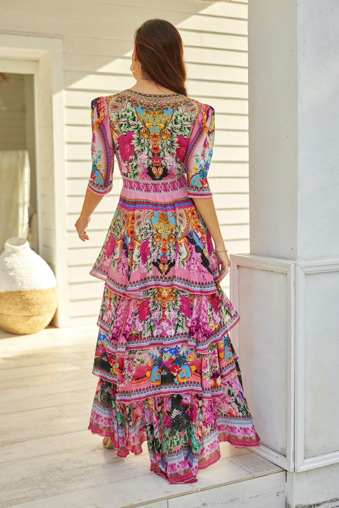 cross over maxi dress DREAMY CUPID CROSS OVER MAXI DRESS