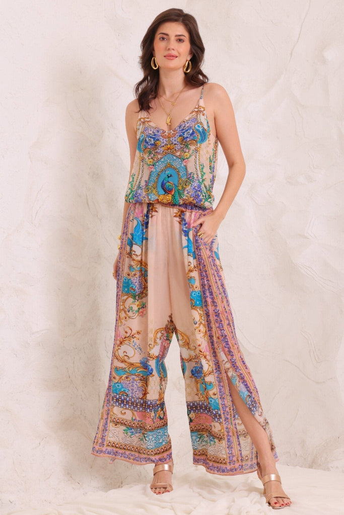Peacock Dreams Jumpsuit - Czarina
