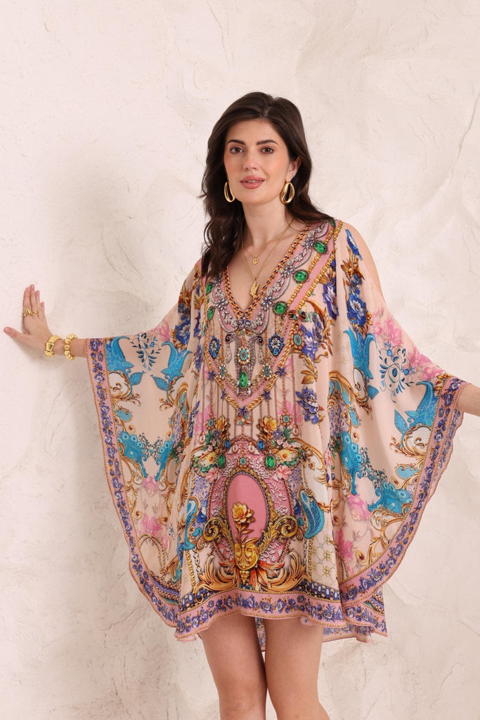 Peacock Dreams Kaftan Dress - Czarina