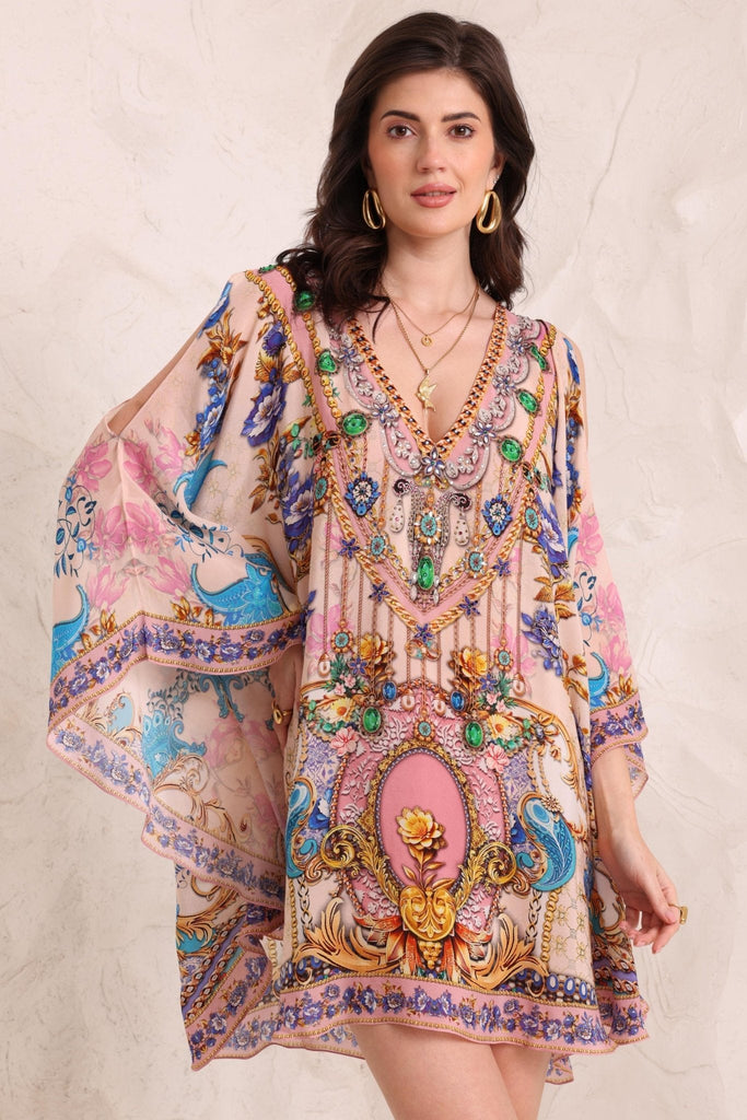 Peacock Dreams Kaftan Dress - Czarina