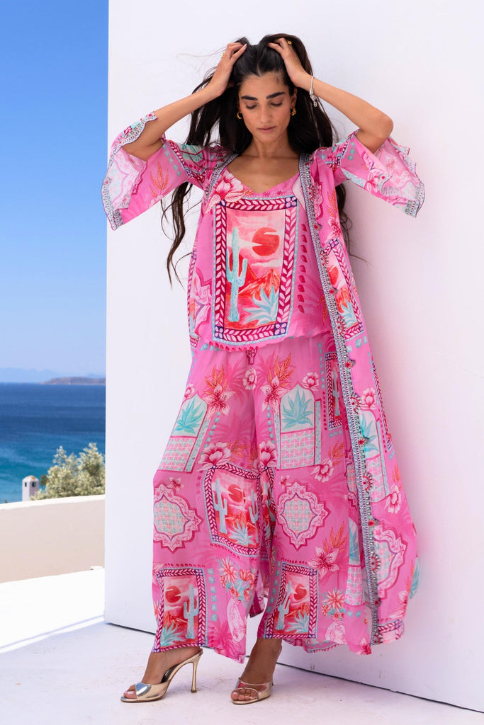 Pink Boho Cami Top - Czarina