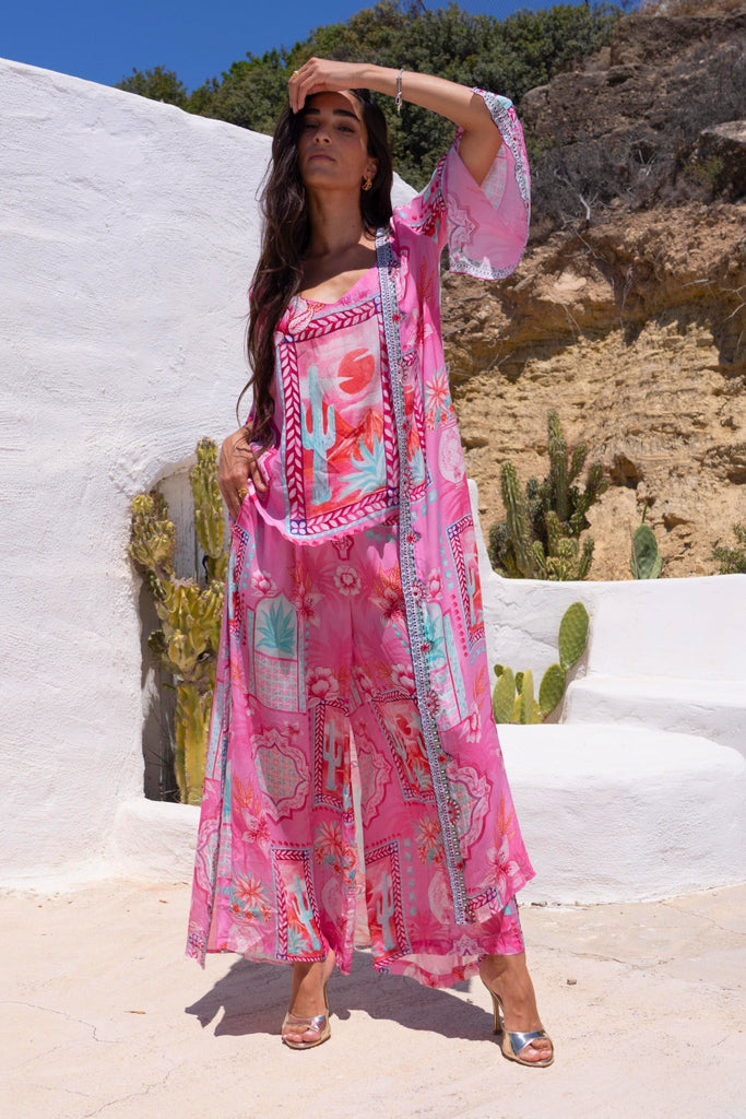 Pink Boho Trousers - Czarina