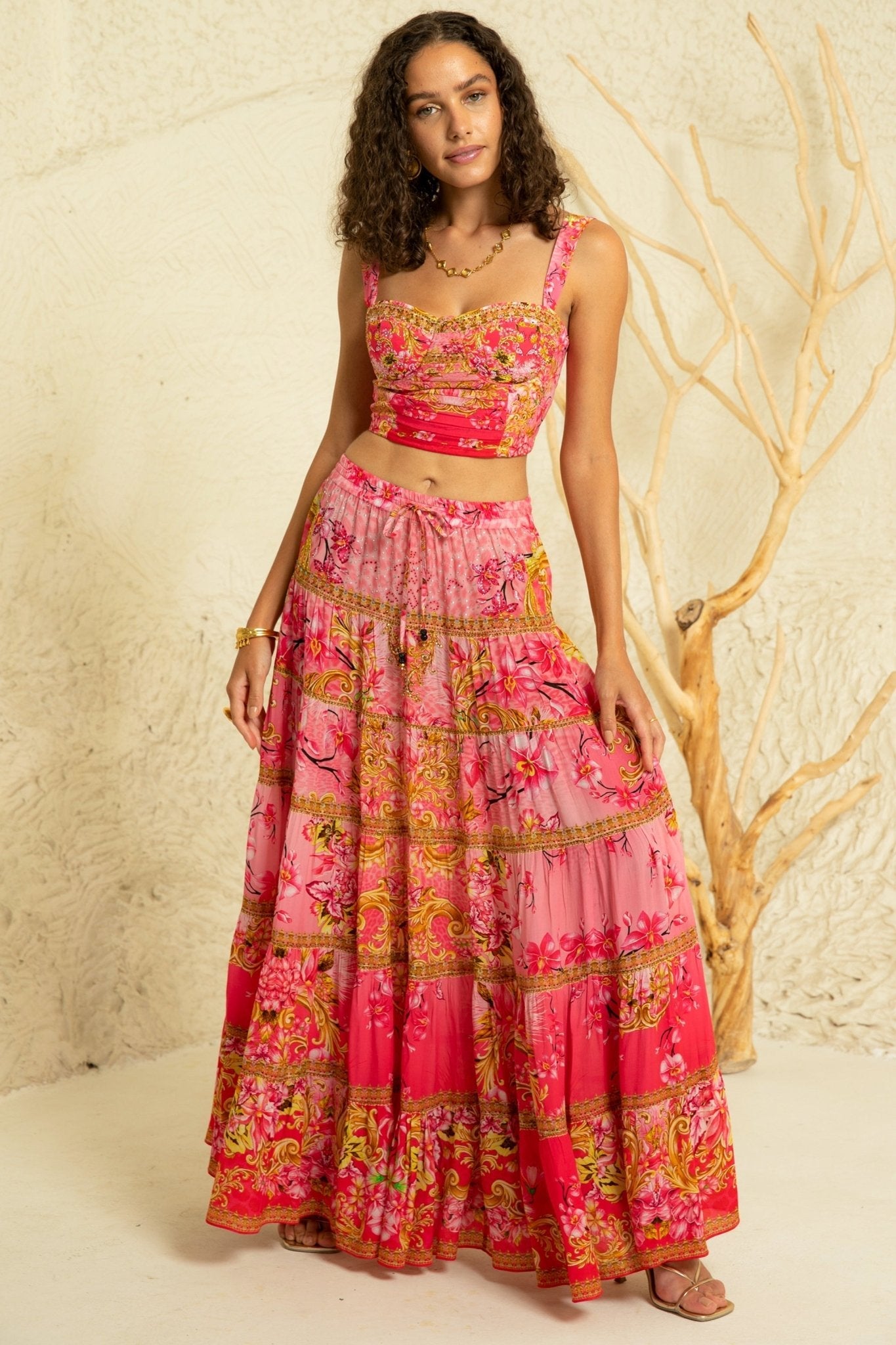 Pink Candy Maxi Skirt – Czarina USA