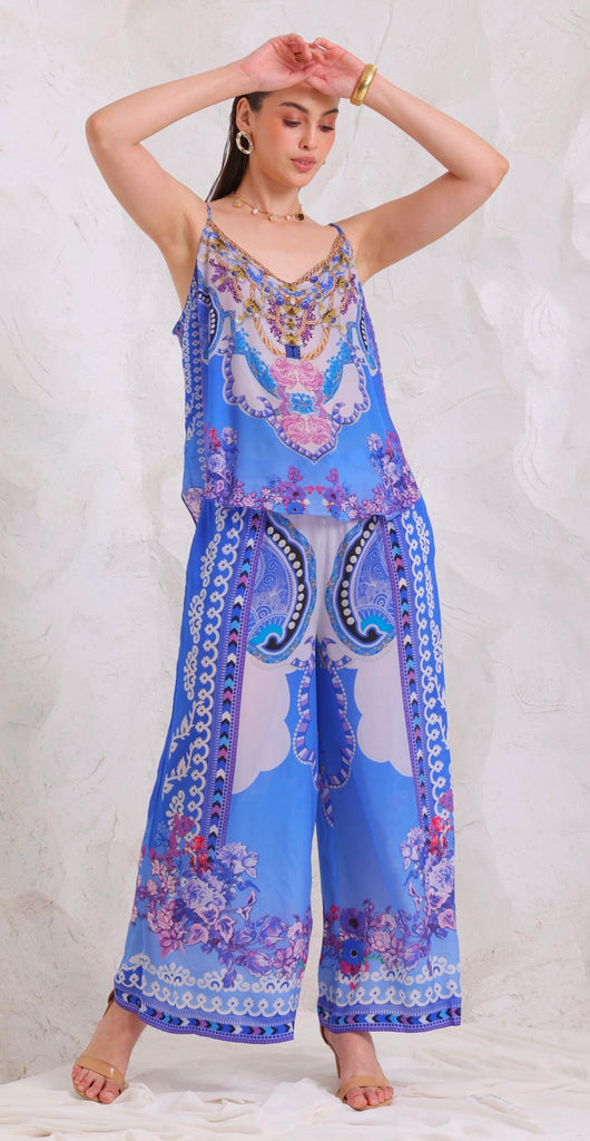 PURPLE PEARLS CAMI TOP - Czarina