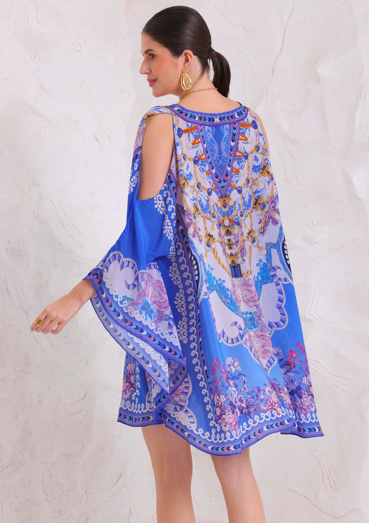 PURPLE PEARLS KAFTAN DRESS - Czarina