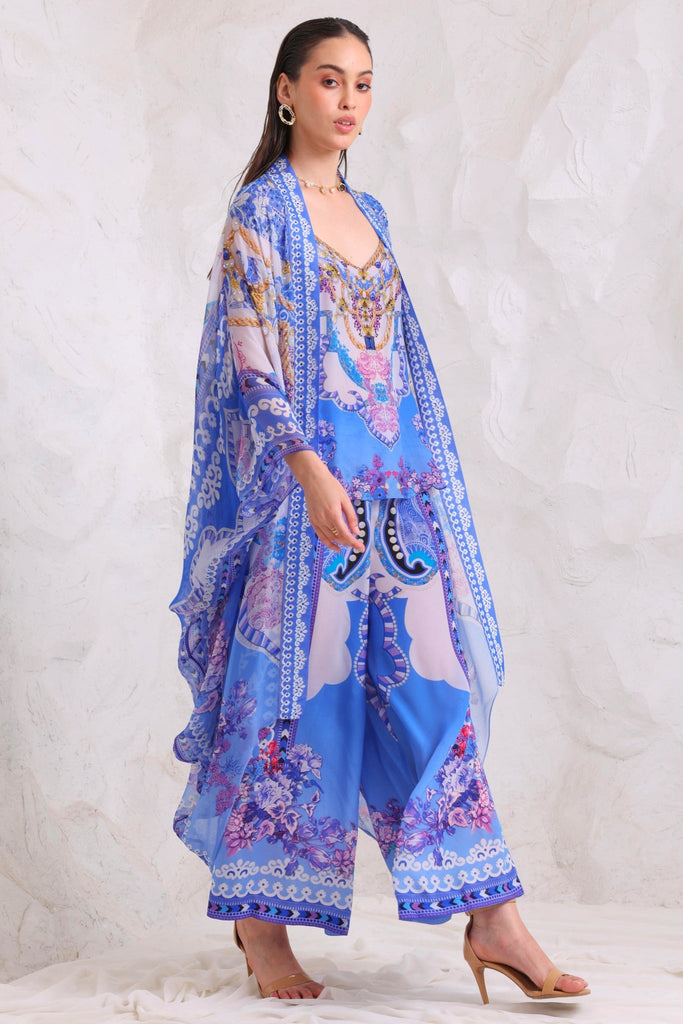 PURPLE PEARLS MEDIUM CAPE - Czarina