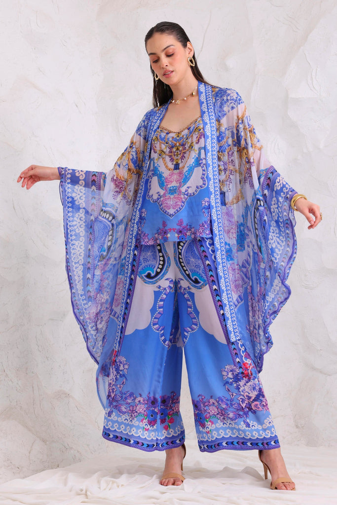 PURPLE PEARLS MEDIUM CAPE - Czarina