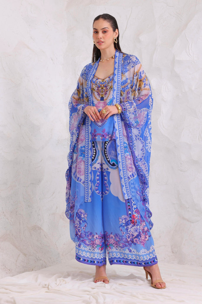 PURPLE PEARLS MEDIUM CAPE - Czarina