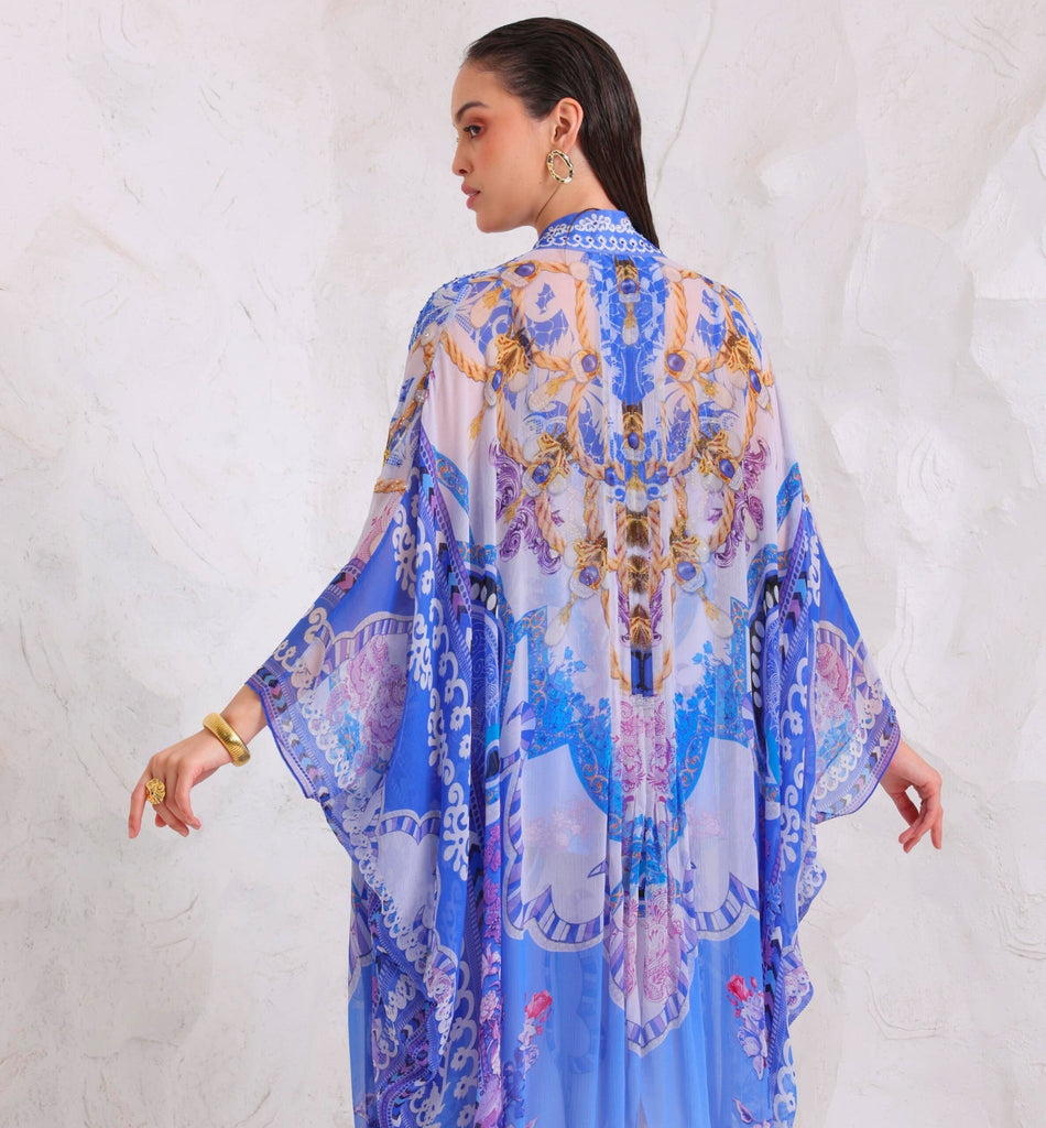 PURPLE PEARLS MEDIUM CAPE - Czarina