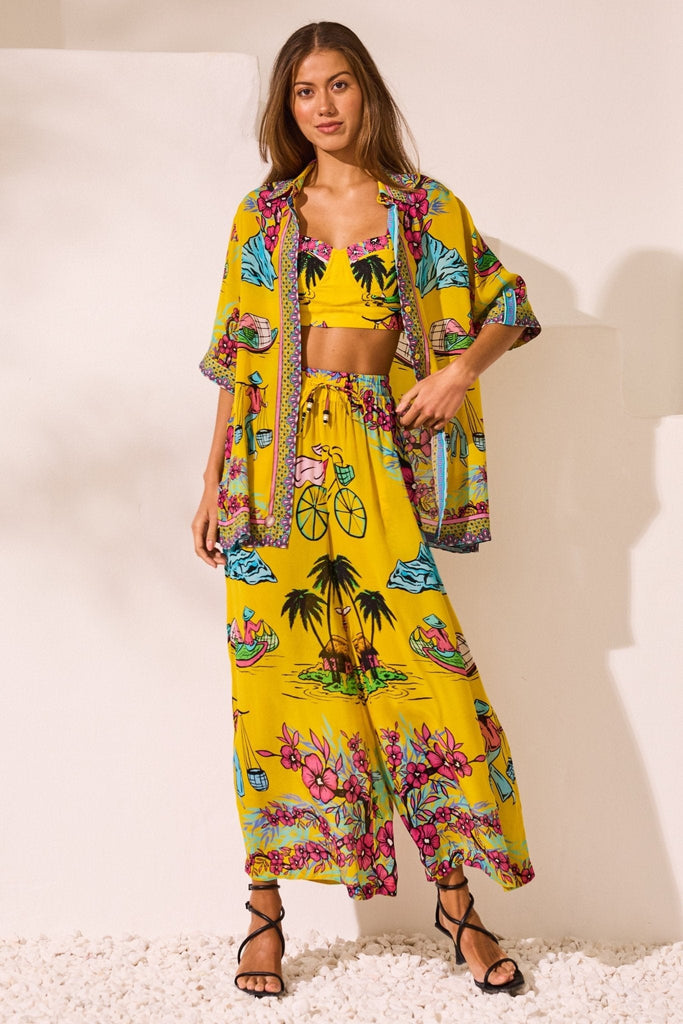 Saigon Sunsets Trouser - Czarina