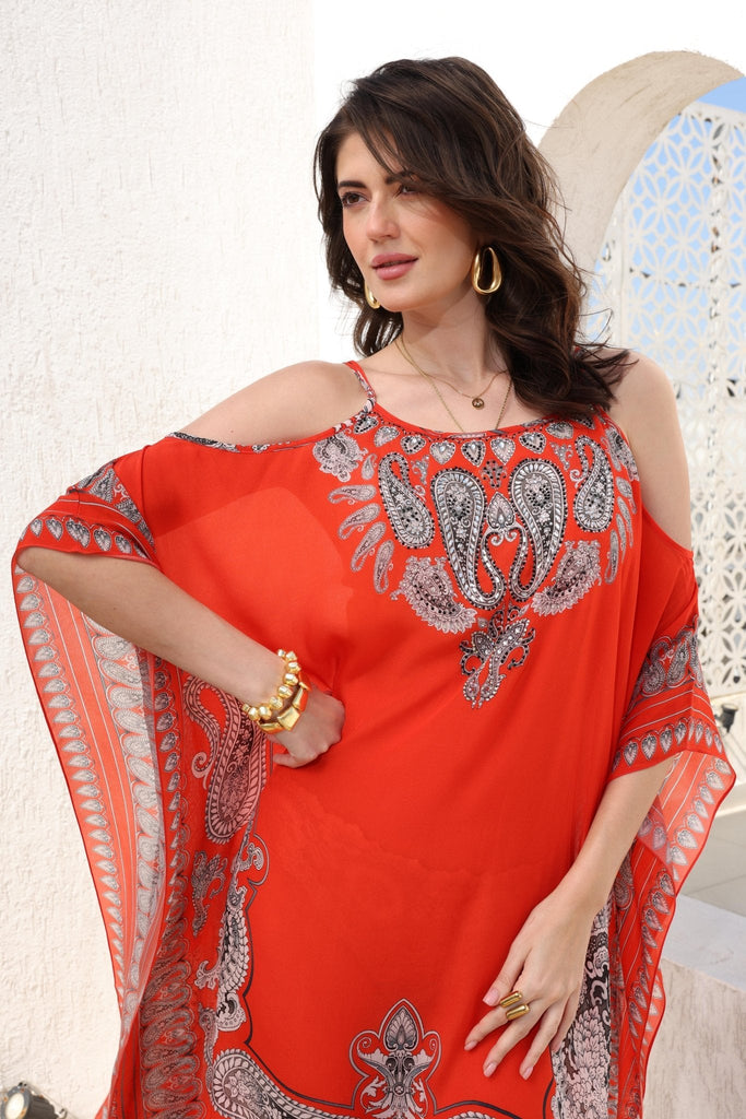 Spicy Margarita C - S Shoulder Kaftan - Czarina