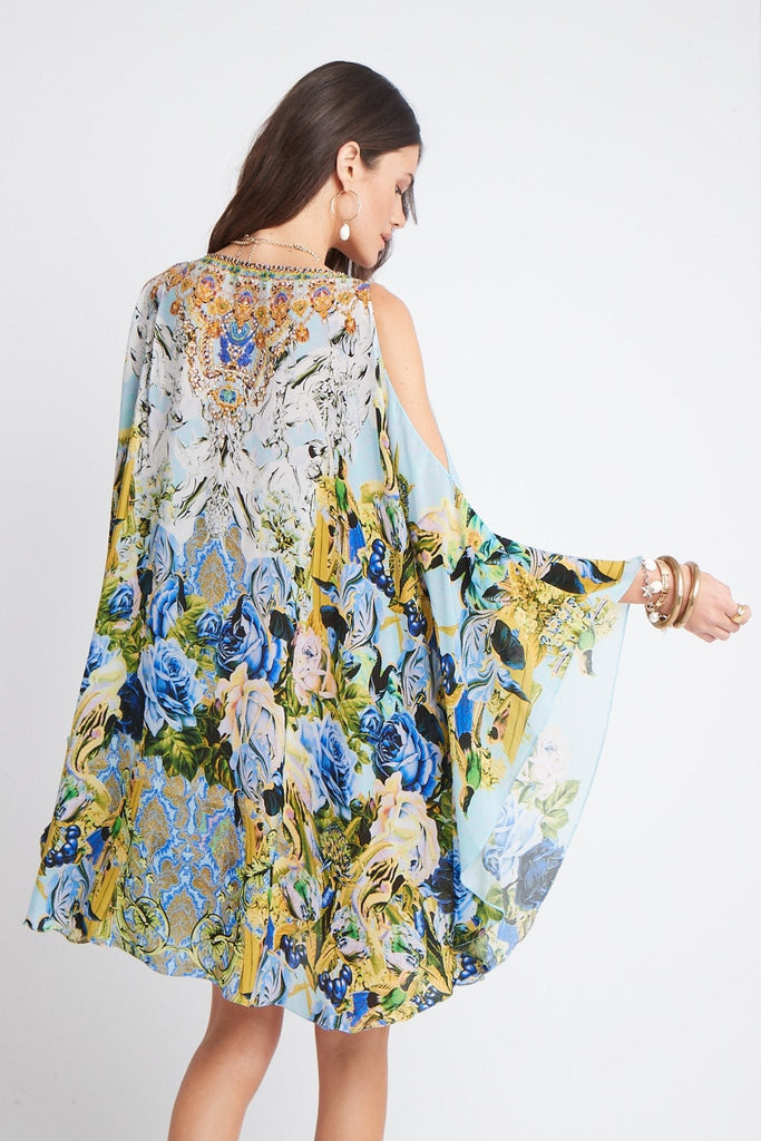 SUMMER BLUES KAFTAN DRESS - Czarina