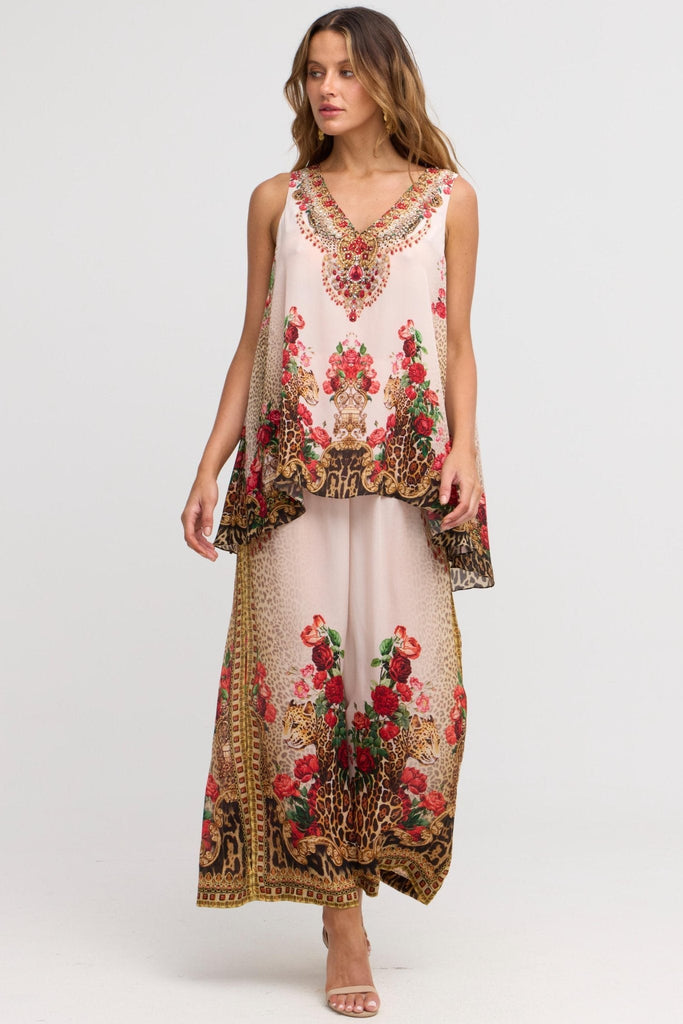 White Leopardess Tank Top - Czarina