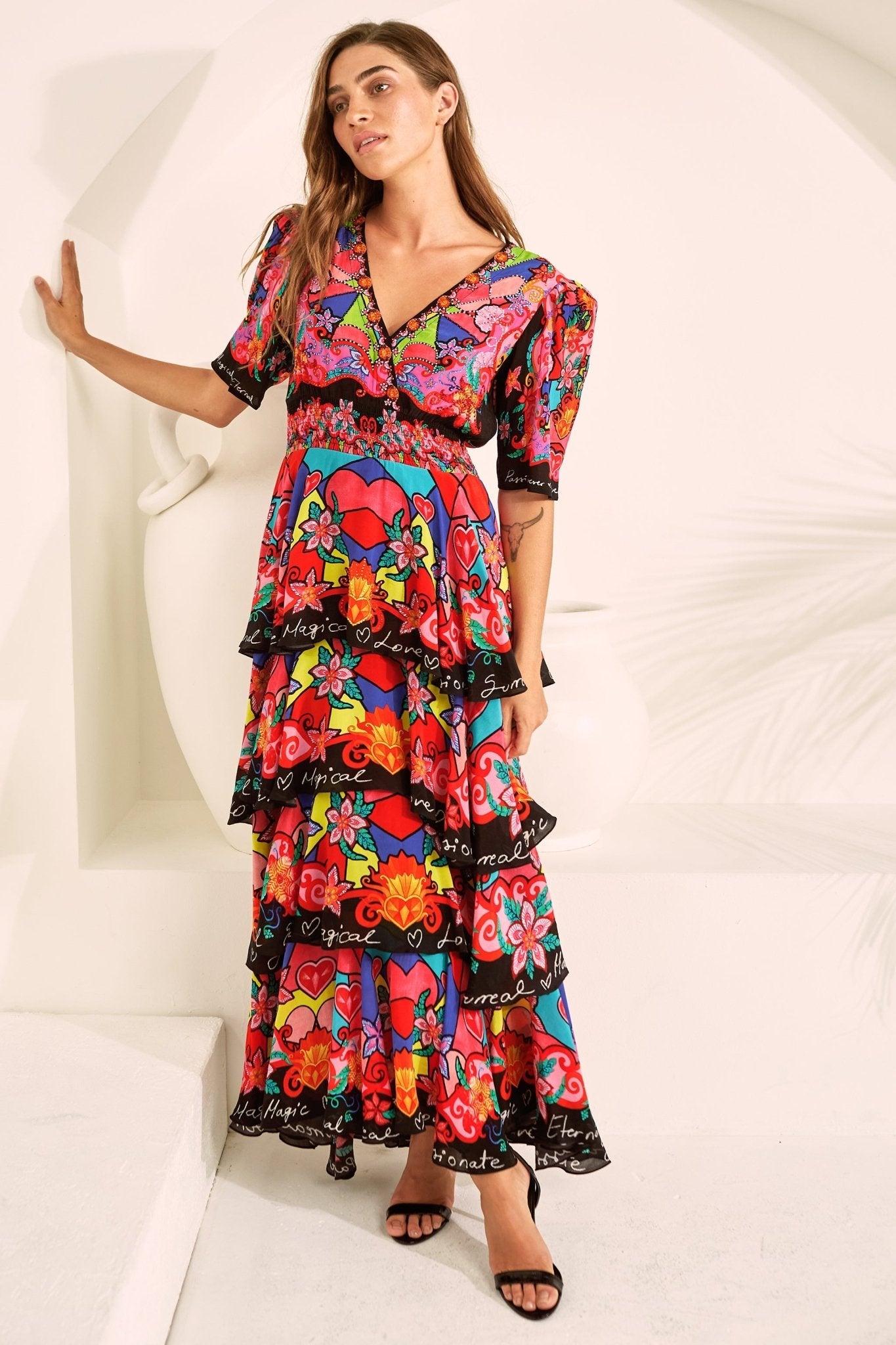 cross over maxi dress DREAMY CUPID CROSS OVER MAXI DRESS