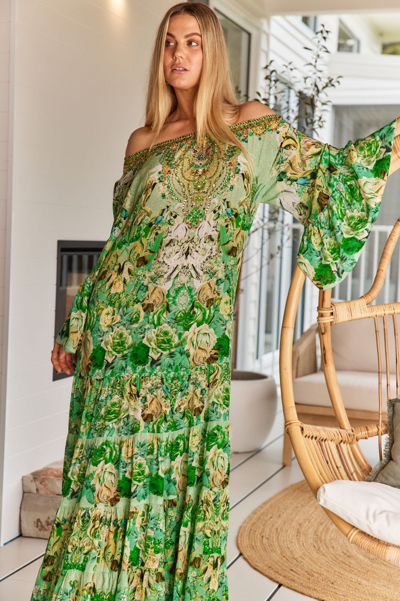 Green goddess dress best sale