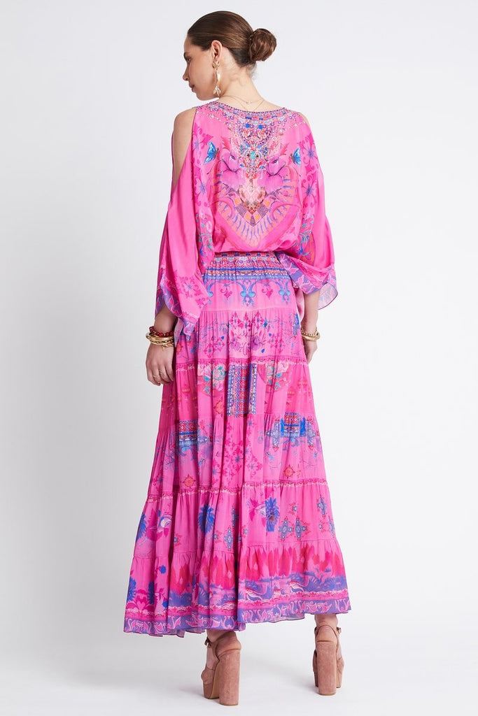 PINK FEELING MAXI SKIRT - Czarina